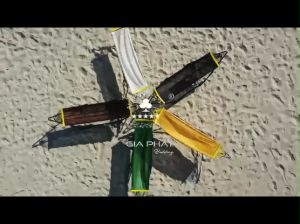 Lưới võng chống lật cao cấp Ngọc Hoàng Chính Hãng - Chất liệu vải lưới 4 lớp thoáng khí tải trọng lên đến 180 Kg bỏ vào túi để giặt máy