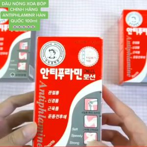 Dầu Nóng Hàn Quốc Antiphlamine Chính Hãng - Giúp Giảm Đau Vai Đau Lưng Đau Cổ Giúp Máu Lưu Thông Tốt