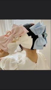 Jepit Rambut Pita JUMBO Jepitan Salon Jedai Impor Korean Double Side Ribbon Hair Claw HCBR004