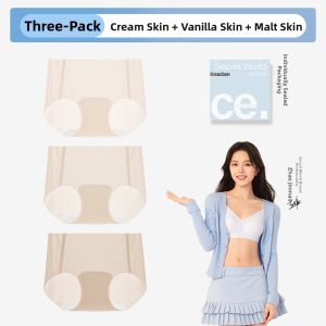 Secret World | Ice Silk Seamless Antibacterial Quick-Dry Cool Comfort Womens Briefs