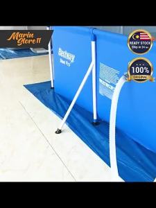 BESTWAY Rectangular Swimming Family Pool Steel Pro Frame Outdoor Pool Kolam Renang (56401/56403/56404/56405) 长方形支架水池