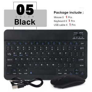 Hebrew Bluetooth Keyboard 10inch For iPad Air Pro 9th 10th Wireless Rechargeable Mini Keyboard For Phone Tablet Laptop Universal