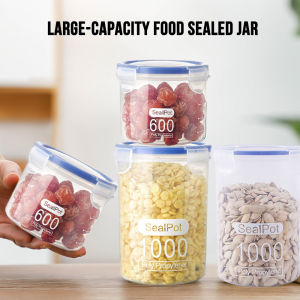 Sealed Jar With Lid Food Grade Candy Snack Storage Jar Kitchen Grain Dry Goods Storage Box Grain And Miscellaneous Grain Jar Weder