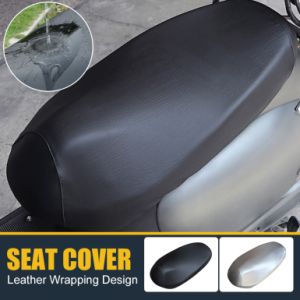 Kpqsea ฝาที่นั่งรถจักรยานยนต์ Bantal Kursi ที่คลุมที่นั่งสกู๊ตเตอร์ไฟฟ้า Bantal Kursi เบาะนั่งหลังสี่ฤดูกันน้ำ