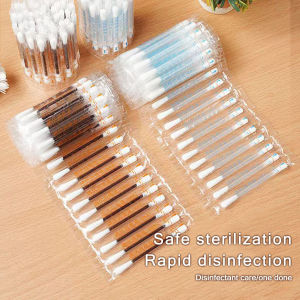 20-250 Pcs Disposable Iodine Cotton Swabs: Alcohol Sterilize Asepsis Emergency Care Sanitary Portable Outdoor Medical Supplies