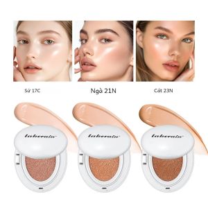 Kem Nền CC Cushion Trắng Hàn Quốc Chống Nước Che Phủ Hoàn Hảo Chống Nắng Dưỡng Ẩm Làm Đều Màu Da