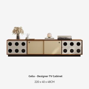 Vintage Small Living Room TV Stand Elegant Floor Style