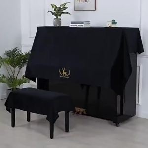 Piano Cover Dust Cover Half Cover Full Cover Country Style and Simple Fashion Piano Cover Cover Cloth North European Piano Chair Cover Cover European and American Style