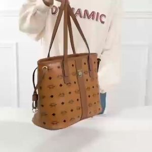 TJ01 - Totebag Wanita Import Tas Bahu Monogram Shoulder Bag Medium Tas Selempang Kulit Motif Multifungsi Totebag Resleting Kuliah