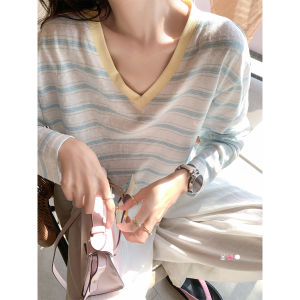 Korean Style Loose Stripe T-Shirt