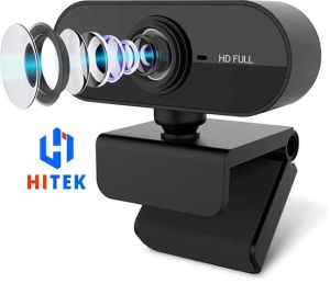 Webcam Full HD 1920*1080P tích hợp mic siêu nét nhỏ gọn dùng cho máy tính laptop tặng kèm chuột Bluetooth MS210