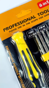 Obeng Set Bolak Balik 12 Mata Obeng 12 in 1 Plus Minus Bintang Reparasi