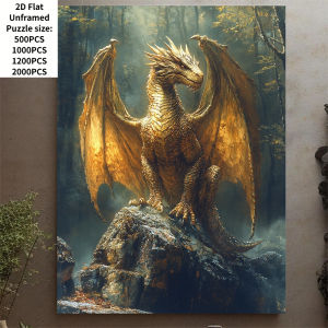 500/1000 Pieces Jigsaw Puzzle Fantasy Dragon Jigsaw Puzzle Educational Toy for Kids Children s Games Christmas Gift