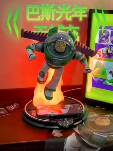 15W Wireless Charger Ornament Light Modeling Charger Charging Disk Cartoon Gift Buzz Lightyear