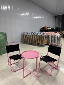 [sale] combo 2 ghế 1 bàn gấp gọn trà tranh cafe camping giá tại xưởng