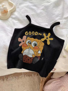 Summer Cartoon Princess Style Sleeveless Vest for Girls