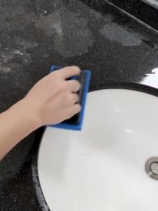 Handle Sponge Base Cleaning Brush Kitchen Stovetop Walls Sponge Wipe