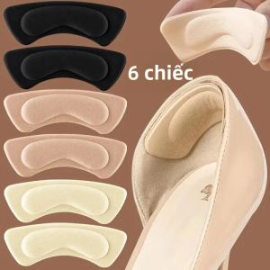 Đế Lót Giày 6 Chiếc Chống Trơn Trượt Giảm Sốc Bằng Mút Xốp Dành Cho Giày Cao Gót Ủng & Giày Công Sở Mang Thoải Mái Cả Ngày