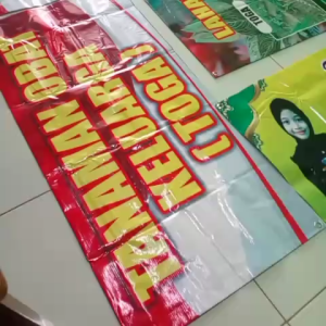 1 HARI JADI Cetak Spanduk / Sepanduk / Banner UNTUK keperluan Jualan Dagang TOKO WARUNG kantor sekolah Counter Pulsa promosi advertising MURAH BERKUALITAS 1 HARI JADI - desain bisa request / Spanduk warung / banner jajanan / kedai kantin cm 35