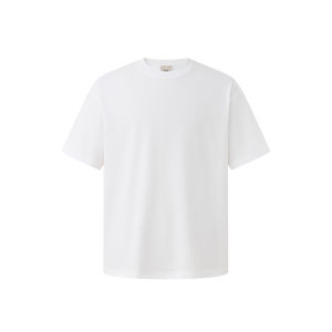 CHINISM | High Stability Low Shrinkage Cotton T-Shirt Male Summer Loose Half Sleeve