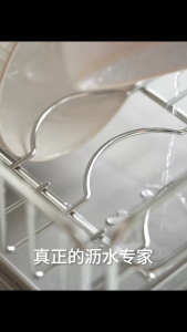 Stainless Steel Dish & Bowl Drain Rack | Drip Tray Design | Standing Kitchen Organizer | Size S Size L
