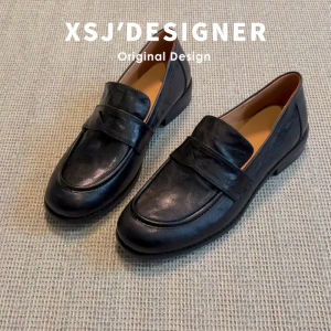 LIQIXIEFANG | Commuting Thick Heel Slip-On Loafers