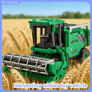 Simulation Farm Harvester Toy Harvester Tractor Toy Kids Farmer Cart Toy Funny Dump Truck Intellectual Development Crane