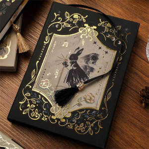 Gothic Style Tarot Notebook High Aesthetic Value Retro Artistic Mini Creative Notebook Personalized Record Book Writing Journal