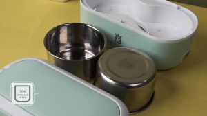 Deroyal Single Layer Portable Electric Lunch Box 1.0L with Sirim Approval (Malaysia/UK Plug)