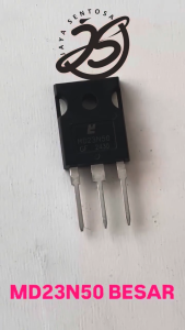 23N50 BESAR ASLI ORIGINAL 23N50 BODY BESAR 23N 50 BIG TRANSISTOR MD23N50 ORI MD 23 N50 ups STABILIZER SSD HDD