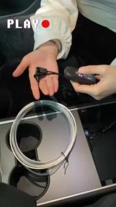 Car Interior Atmosphere Lighting USB RGB DIY Flexible Optical Fiber Strips Multiple Modes Decorative Ambient Lamp Car Neon Light