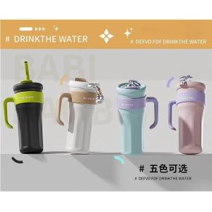Sam Big Mac Water Cup Heat Preservation Cup 2024 New Arrival 316 Stainless Steel Handle Straw Cup Good-looking Large Ice Cup