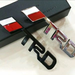 Stiker Emblem Mobil TRD Bahan METAL