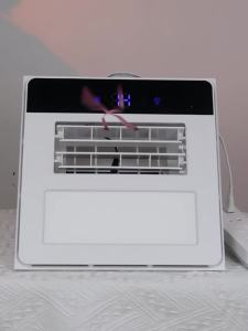 Ceiling fan with light LED light with fan cooling fan ceiling light with fan kitchen bathroom embedded ultra-thin 8cm thermantidote 风扇