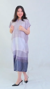 YESAMALIKA LOVY DRESS | Dress Wanita Bahan Armany Silk | Size Reguler Kain Soft dan Sleek