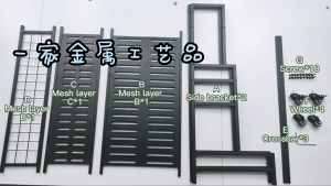 Metal stand 3 floors Outdoor shelves Spinner wheels Stepped plant stand flower stand display