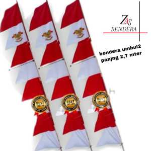 Bendera umbul umbul random 10pcs/ variasi 20pcs