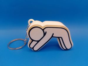 meccha chameleon stress relief fidget clicker keychain