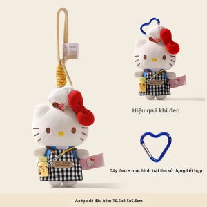 Phụ kiện treo túi Hello Kitty dùng trang trí balo