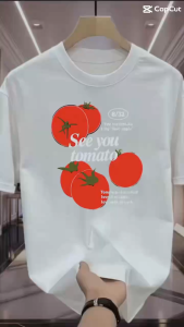 LC.TRADING เสื้อยืดลายยอดฮิต เเฟชั่น มี5 สี ขาว ดำ เเดง ครีม ชมพู่ ให้ได้เลือกใส่ เนื้อผ้าได้มีคุณภาพ สินค้าพร้อมส่ B0273