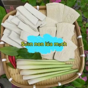 Sườn non chay lúa mạch loại 1 ngon 500g-  dễ mix với món ăn