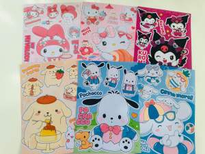 Set 6 nhân vật Kuromi melody hello kitty…