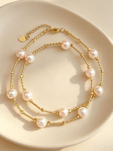 YISHU | Luxury Minimalist Akoya Pearl Necklace