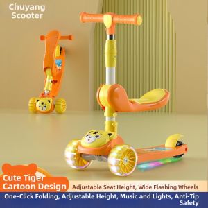 ROMADA | 3 in 1 Foldable Ride-On and Scoot Scooter