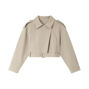Vimly | Áo Khoác Trench Thời Trang Màu Be