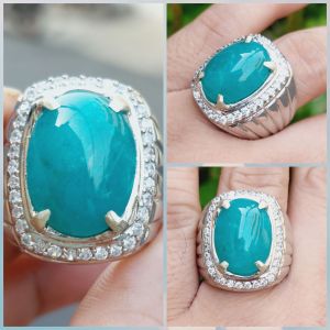 CINCIN BATU NATURAL BACAN ORIGINAL●SIZE MEDIUM