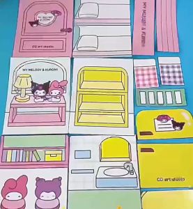 Lakoe Quiet Book Montessori Toys for Girls 3-6 Years KUROMI Melody DIY Educational Puzzle Sticker Book Busy Book for Kids Quiet Books The Silent Wife Book Pdf - Lazada