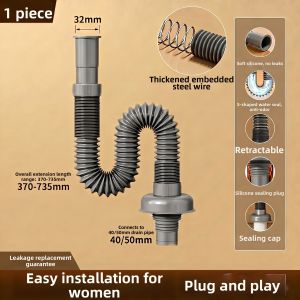 TAOSHI | Odor Preventing Sink Drain Pipe