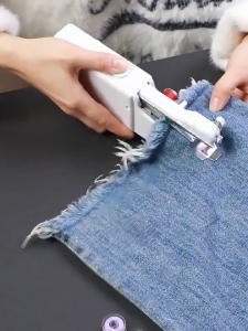 Top Seller PORTABLE MINI ELECTRIC SEWING MACHINE | Instant Portable Quick Stitch Tool for Fabric Clothing & More | Battery-Operated Electric Sewing Machine | Easy to Use for Beginners & Professionals | Compact & Lightweight Design | Save Time and Effort.