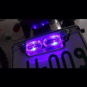Lampu LED Backet Plat Nomor Motor 2 Mata Lampu Plat Nomor Stoplamp Variasi